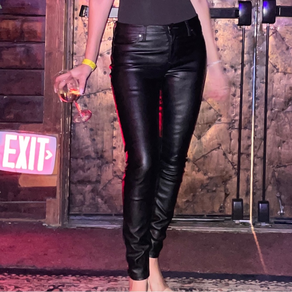 BLANKNYC FAUX LEATHER PANTS (size 27)